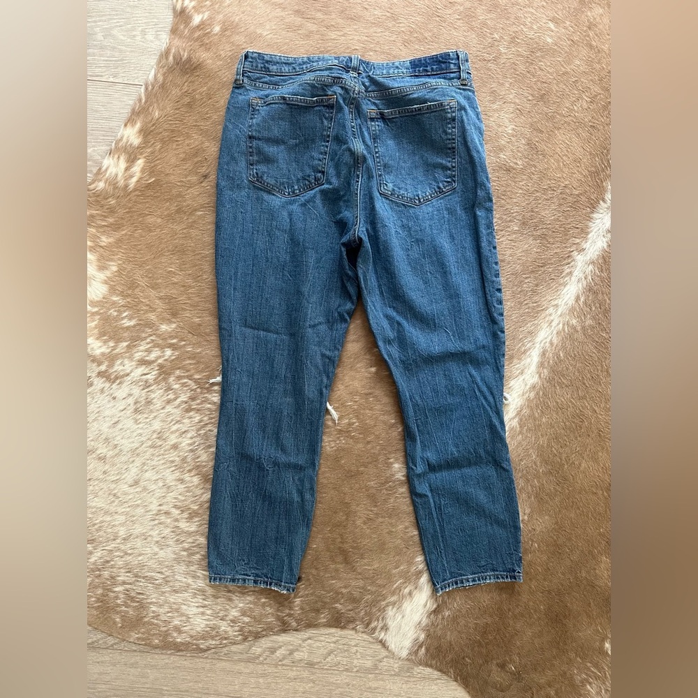 Abercrombie & Fitch Blue High Rise Jeans - Picture 3 of 5